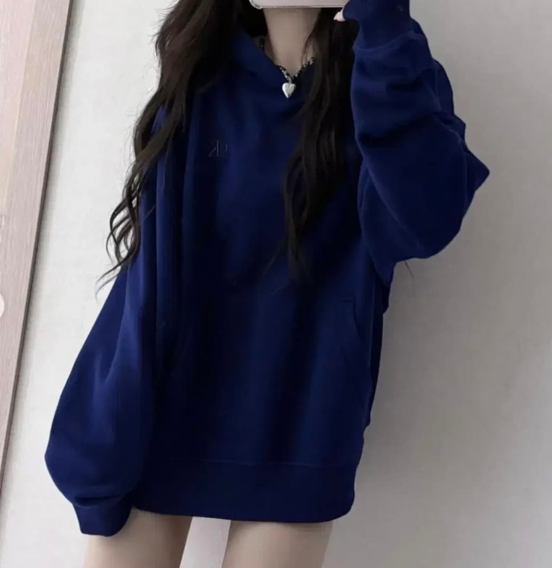 켈빈클라인 기모 후드티 (네이비) 상품이미지1