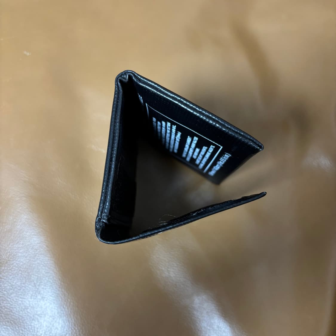 네이버후드 PVC 로고 월렛 지갑 블랙 상품이미지6