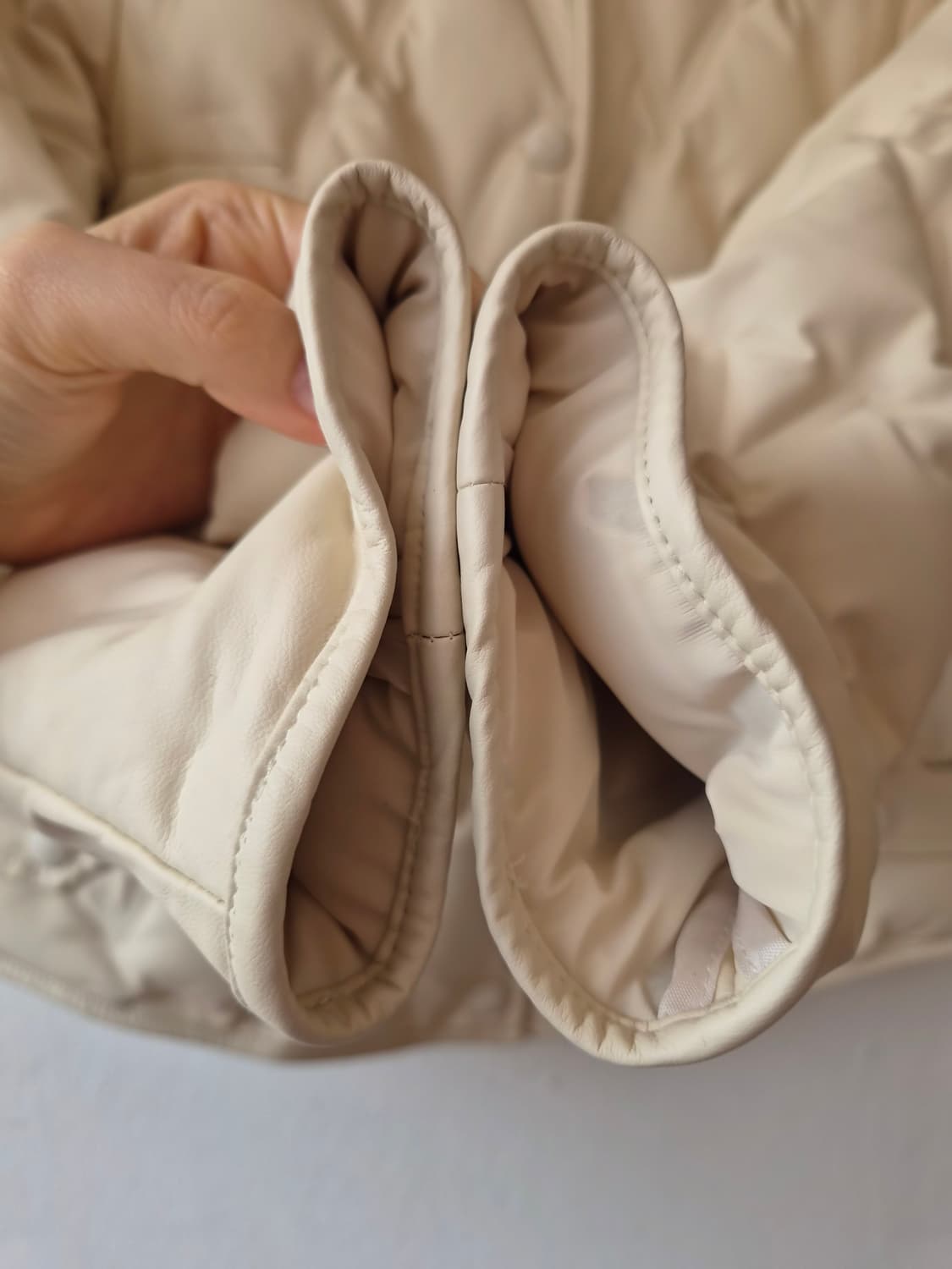 보니스팍스 Bonispax 여성 인조가죽구스밍크퍼자켓 5사이즈 상품이미지6