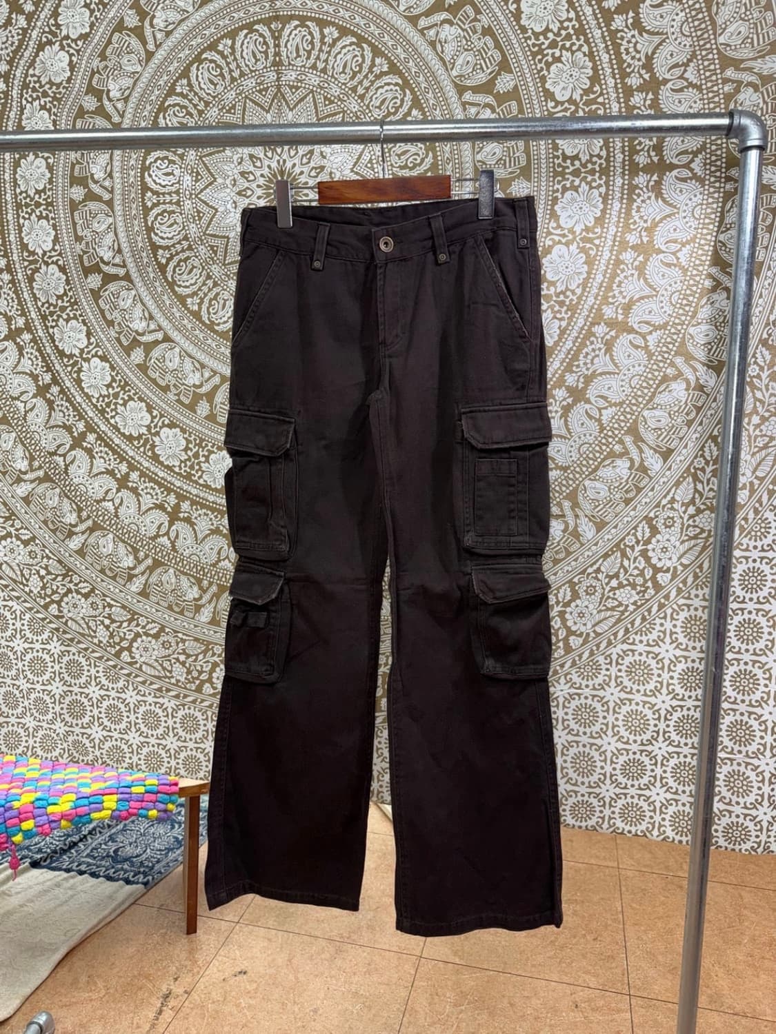 Vintage 포켓 브라운 카고팬츠 상품이미지3