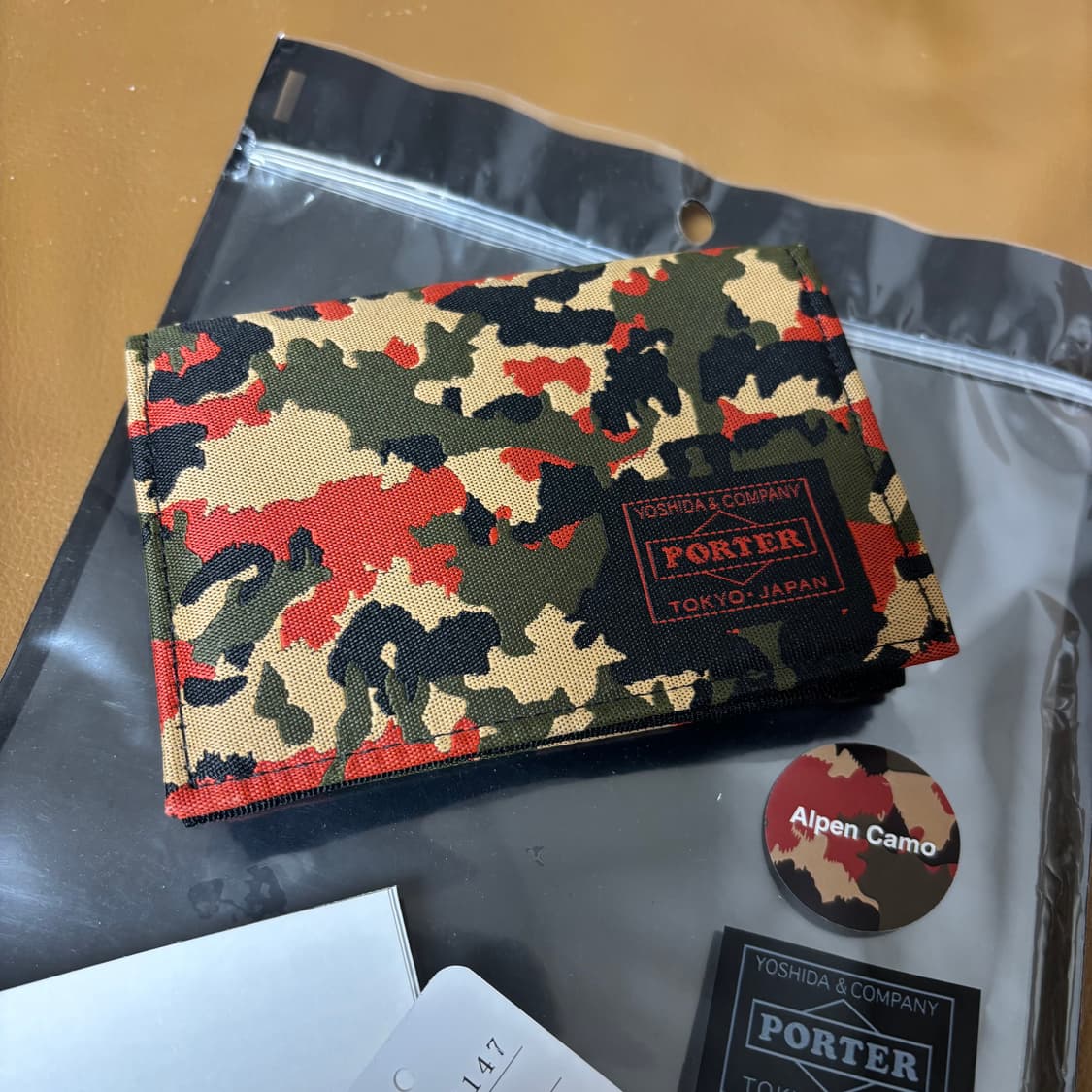 PORTER 포터 카드 케이스 지갑 알펜 카모 상품이미지2