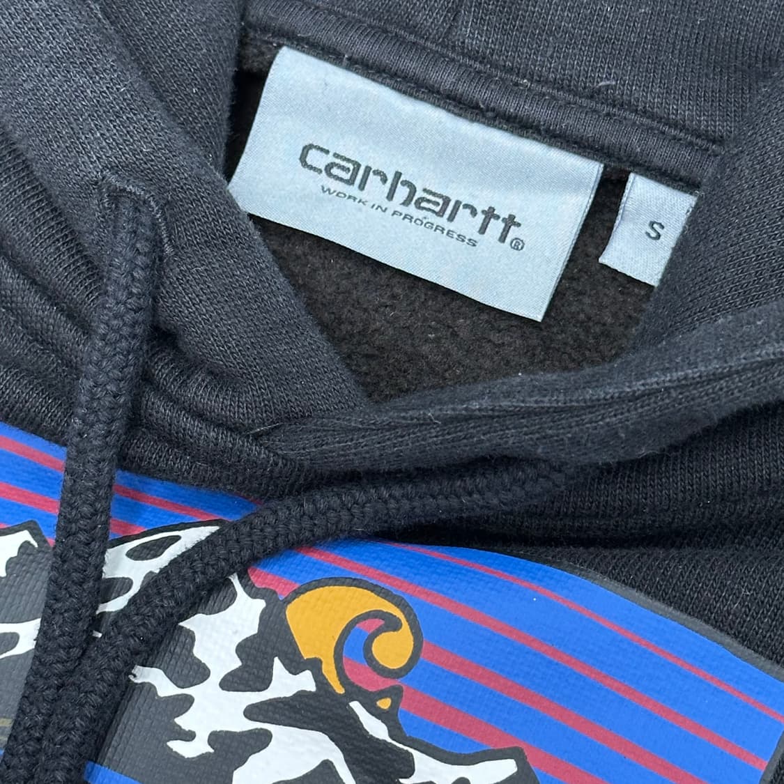 칼하트 빈티지 프린팅 후드티 S(M크기) 상품이미지7