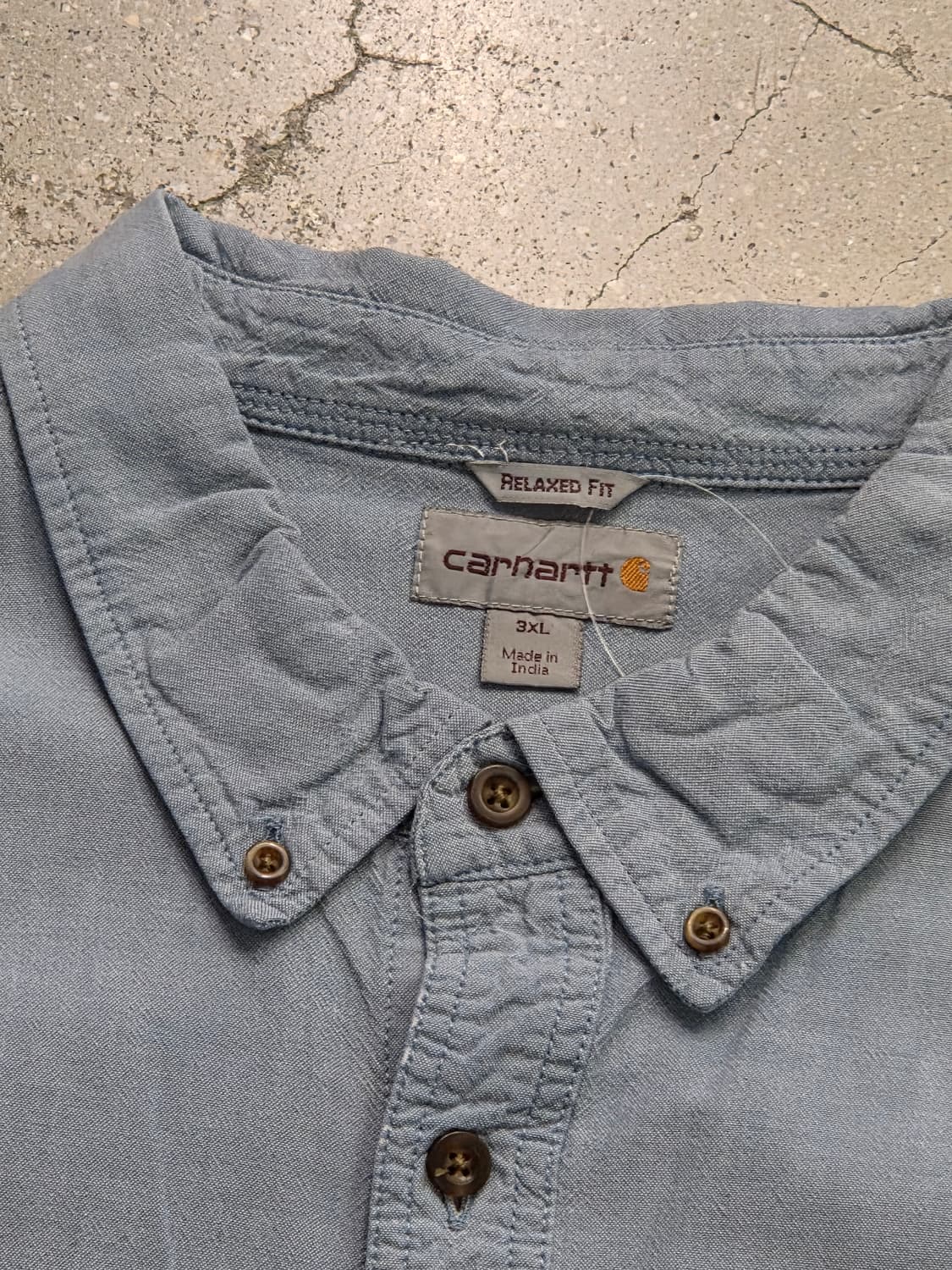 Carhartt 칼하트 연청 반팔셔츠 상품이미지3