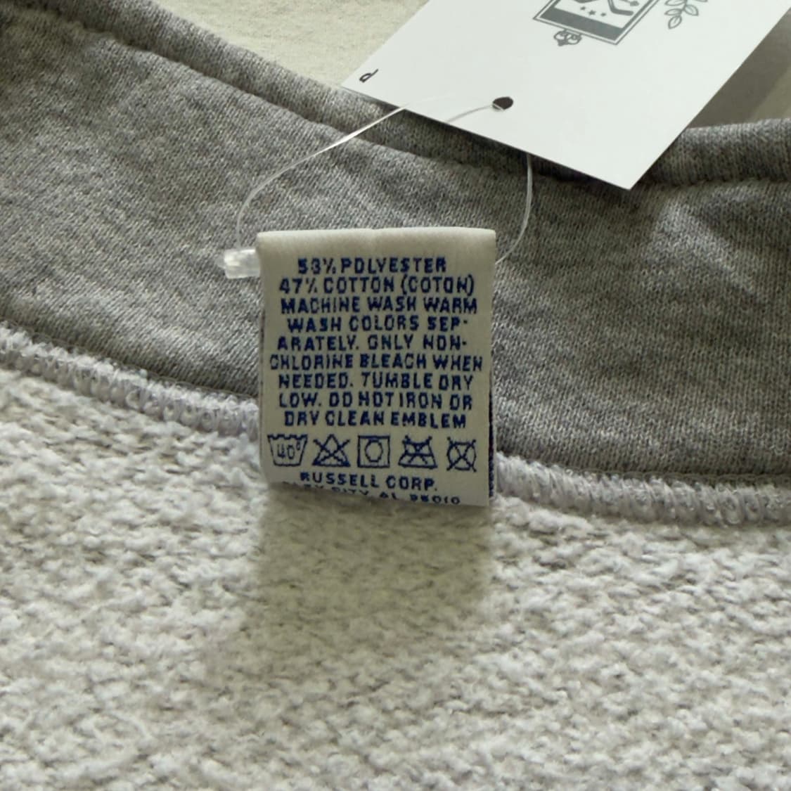 90s 러셀 에슬레틱 하프집업 스웻셔츠 USA 상품이미지5