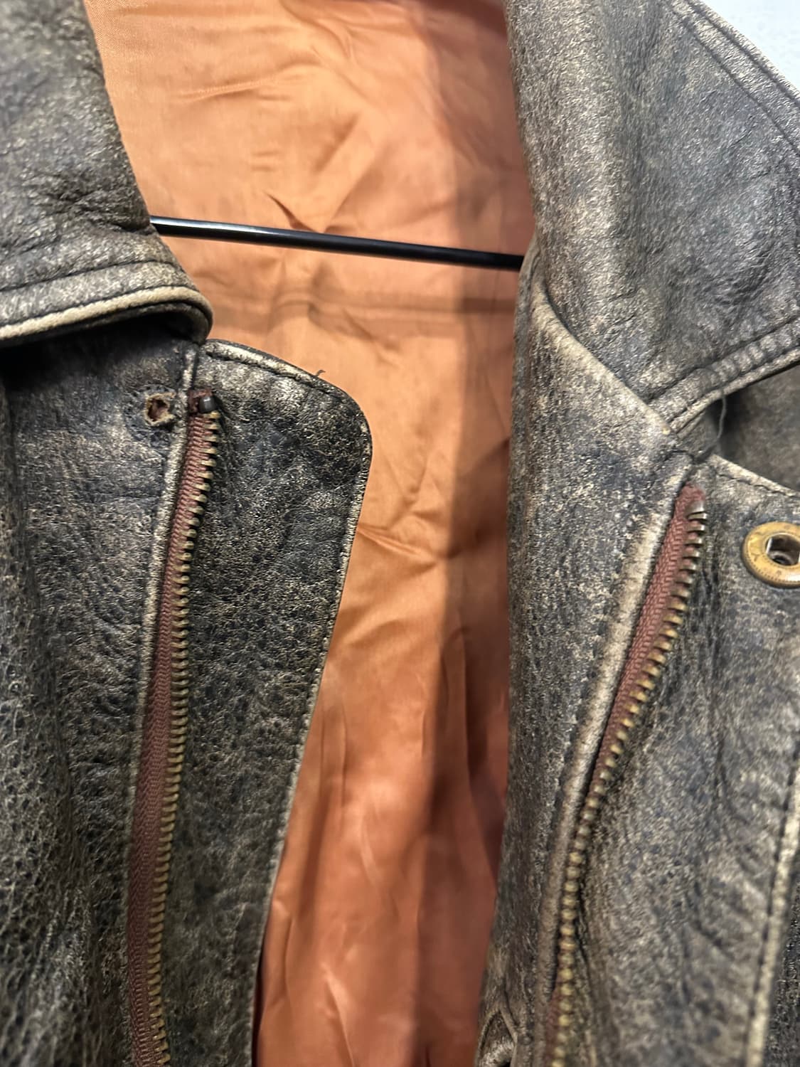 105)리얼레더 자켓 상품이미지4