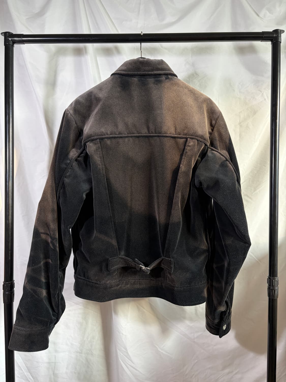 21AW jiyongkim 벨벳 트러커 자켓 상품이미지3