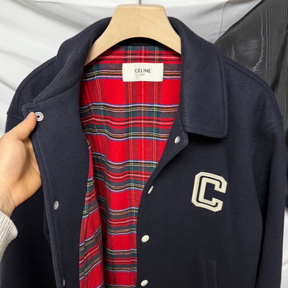 [S+급/54] 셀린느 더블 페이스 울 코치 자켓 상품이미지4