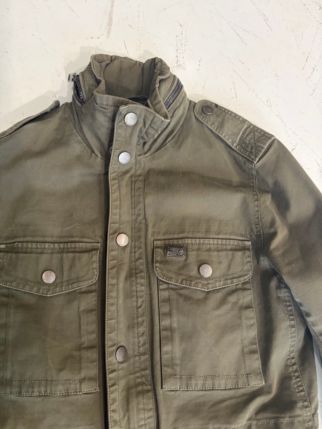 Diesel 카키 밀리터리 필드 자켓 상품이미지6