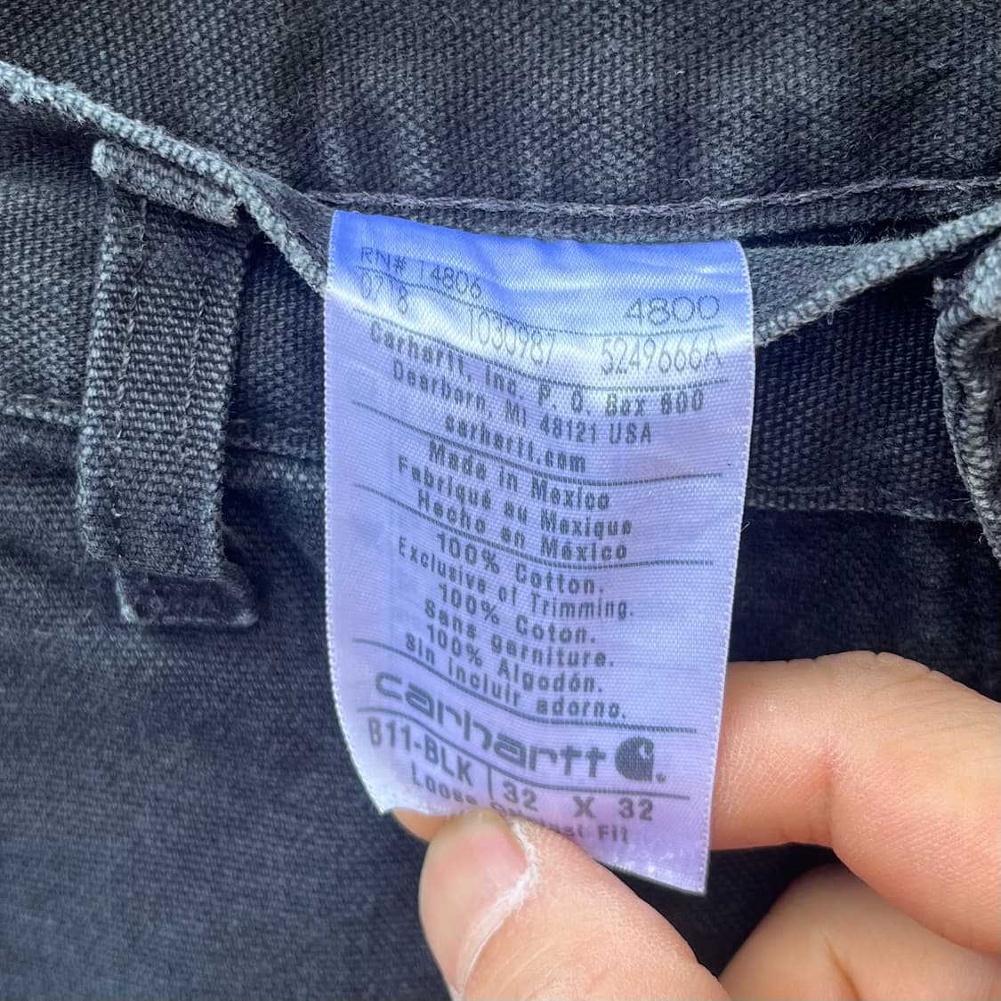 Carhartt 데미지 카펜터 팬츠 (31“) 상품이미지6