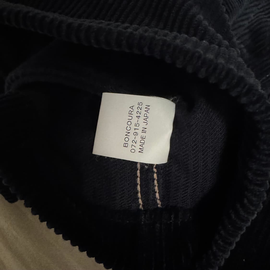 [40]본쿠라 코듀로이 스윙탑 네이비 상품이미지3