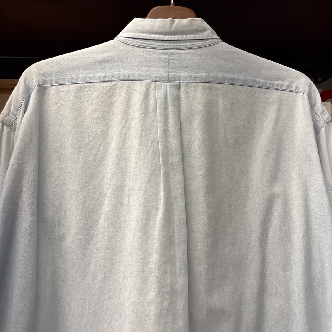 90s 폴로 랄프로렌 골프라인 쉴드와펜 워시드 옥스포드 셔츠 N1093 상품이미지4