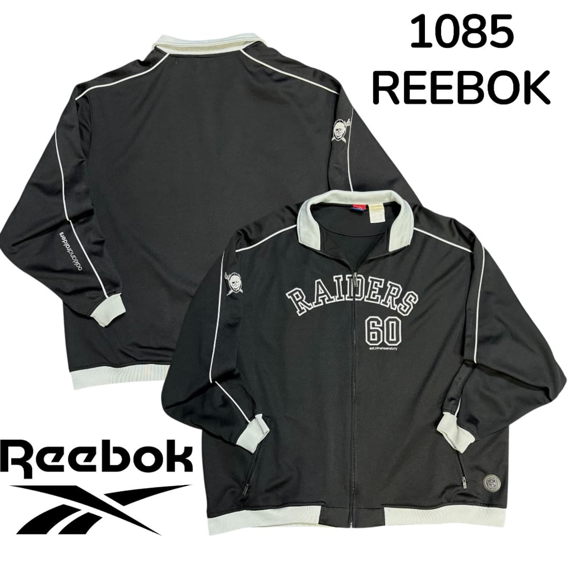 리복 레이더스 60주년 한정판 오버핏 트랙탑 빅로고 져지 2XL 상품이미지1