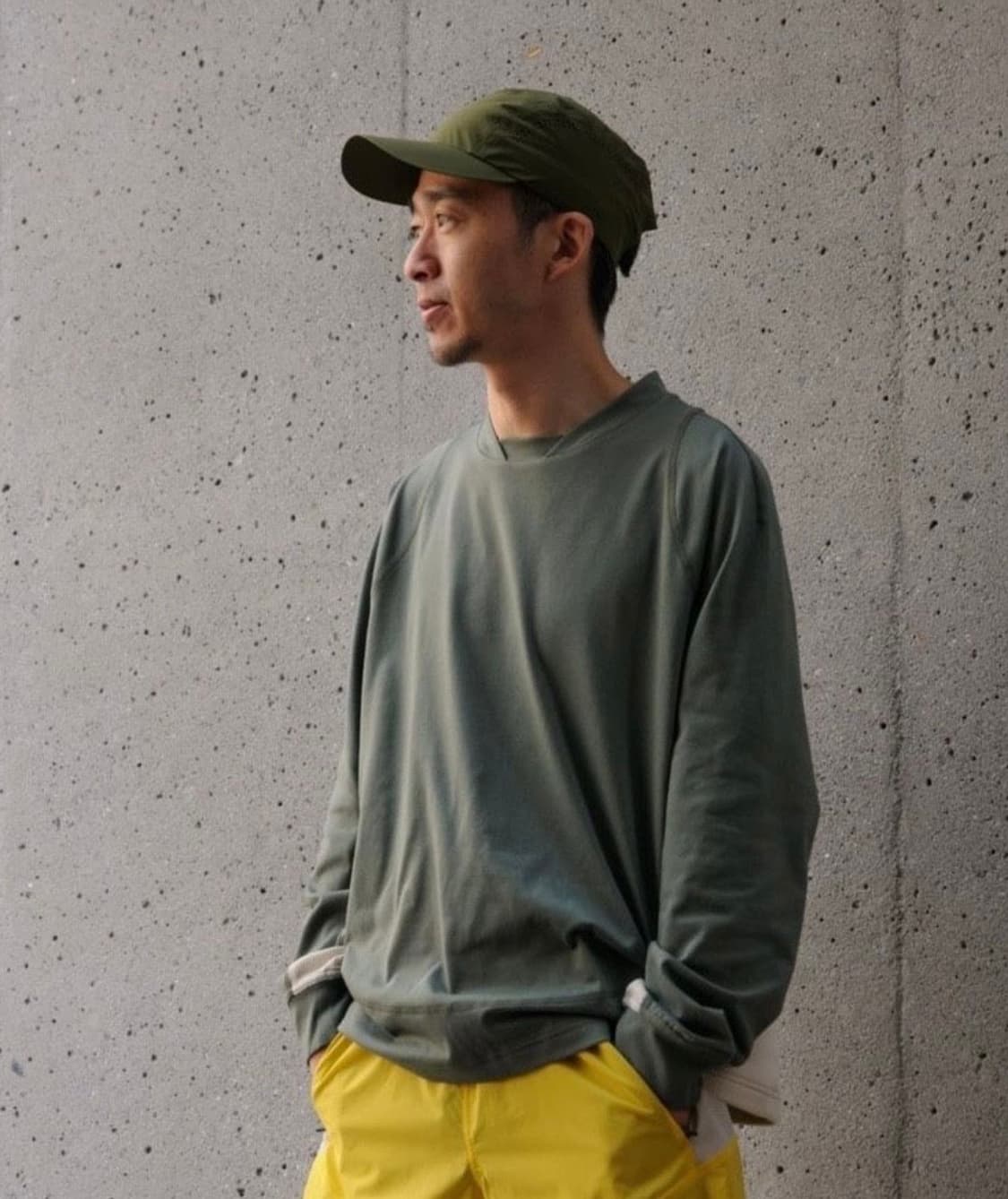 골드윈0 와플 패널드 롱슬리브 티셔츠 갸쿠소우 roa 상품이미지2