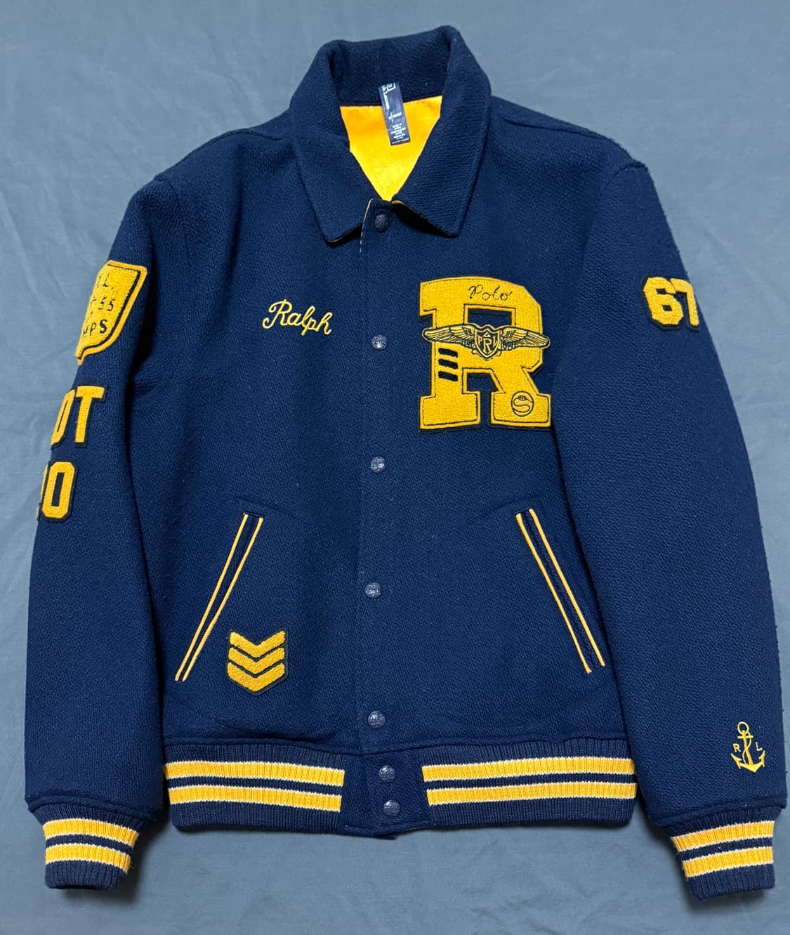 폴로 랄프로렌 리버시블 바시티 자켓 상품이미지1