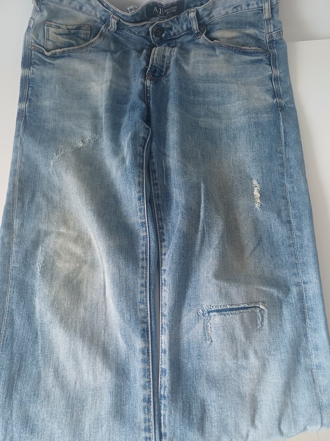 [Made in Italy]아르마니 진스 빈티지 이글 로고 데님(32) 상품이미지4