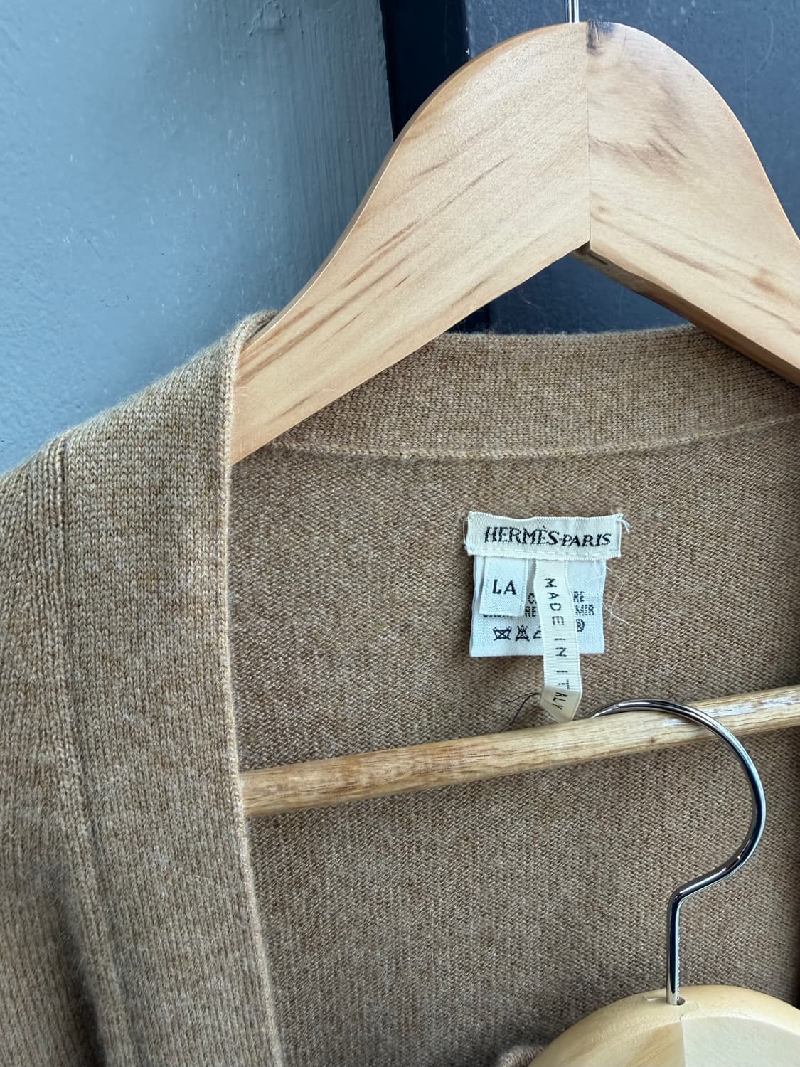 L/ 에르메스 이중 레이어 캐시미어 가디건 상품이미지10