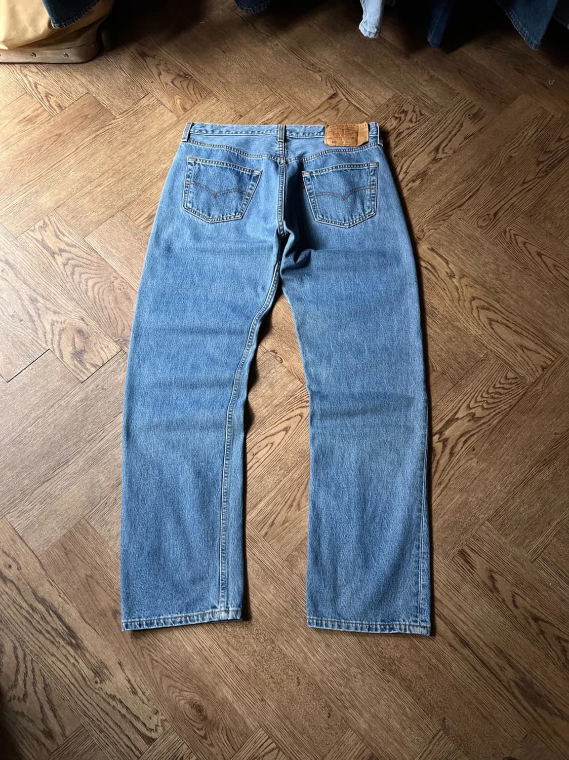 [36]90's 리바이스 501 Made in USA 데님 팬츠 S26 상품이미지1