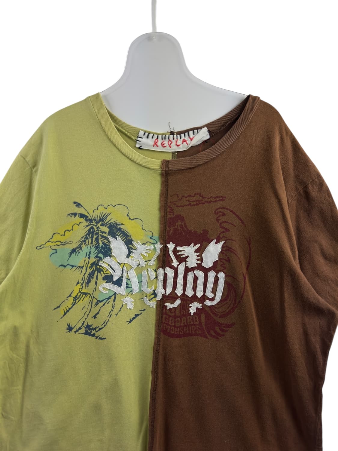 JPN Y2K 투톤 반팔슬리브1425 상품이미지3