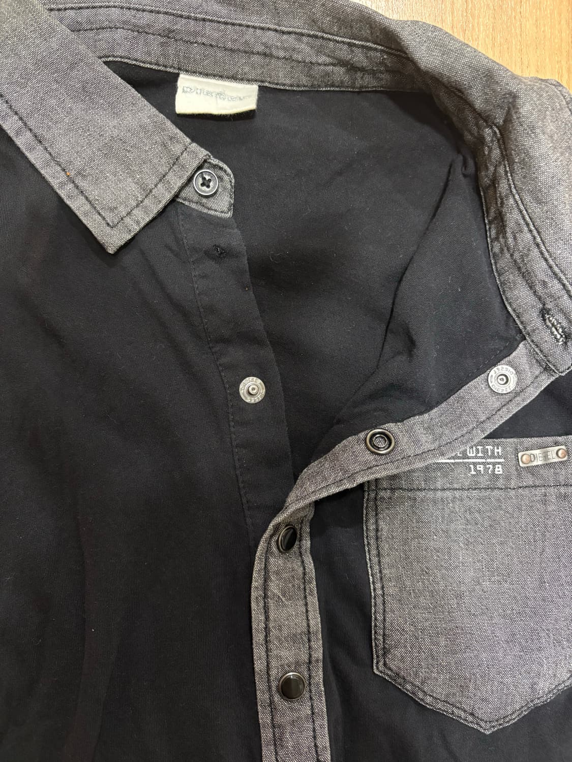 디젤 긴팔 티셔츠 카라티  상품이미지5