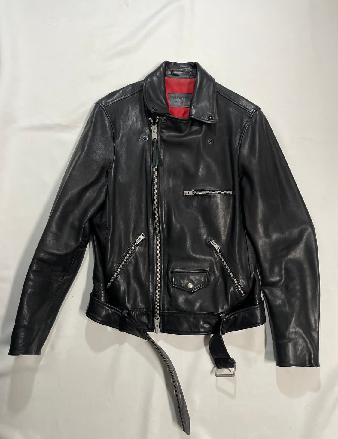 올세인츠 램스킨 라이더재킷 상품이미지3