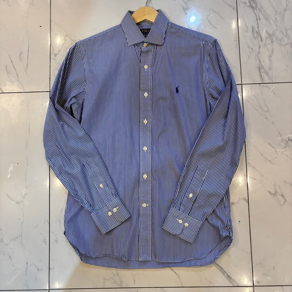 폴로랄프로렌 커스텀핏 셔츠 스트라이프셔츠 줄무늬셔츠 정장 S 상품이미지1