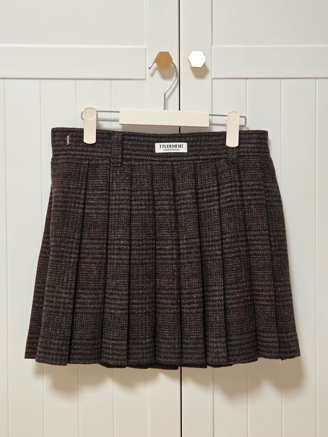 ttudement 체크스커트 상품이미지1