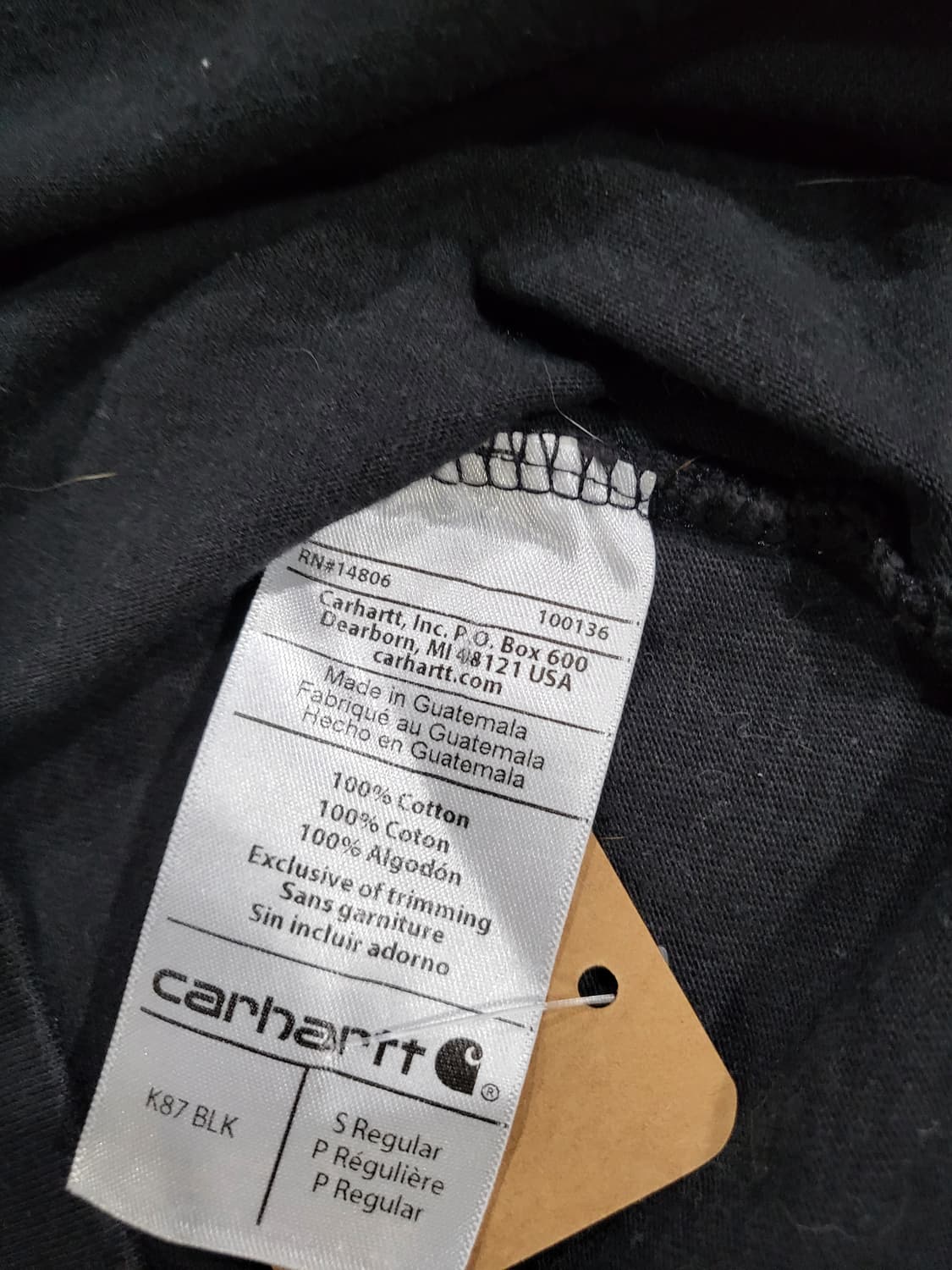 Carhartt 포켓 반팔 티셔츠  상품이미지4