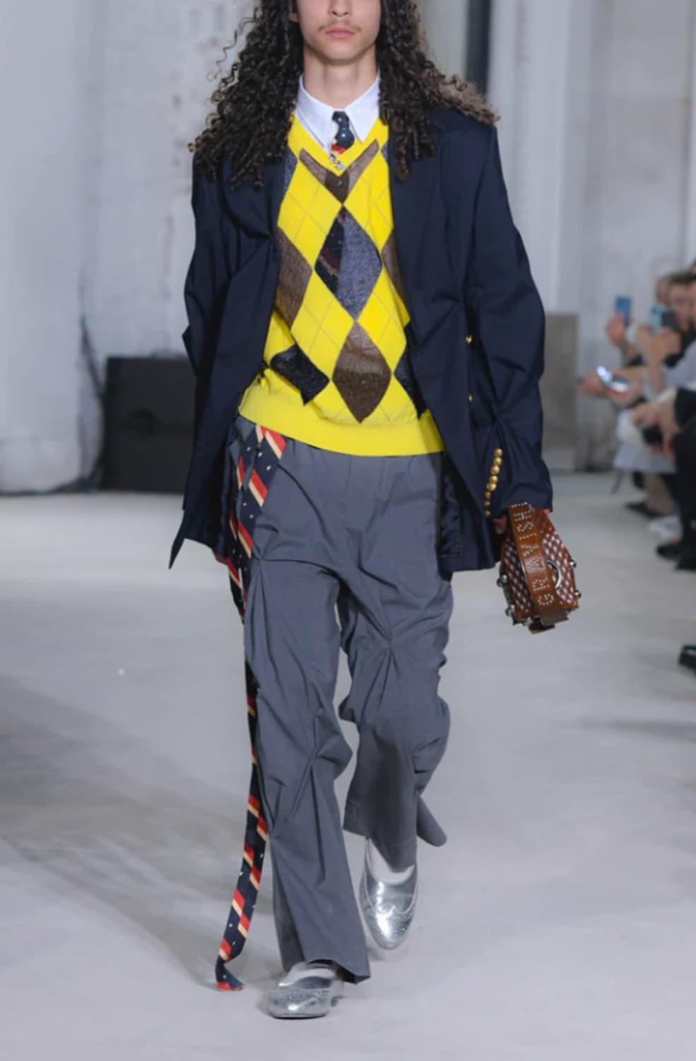 (46) REVERSED ARGYLE SWEATER 상품이미지5