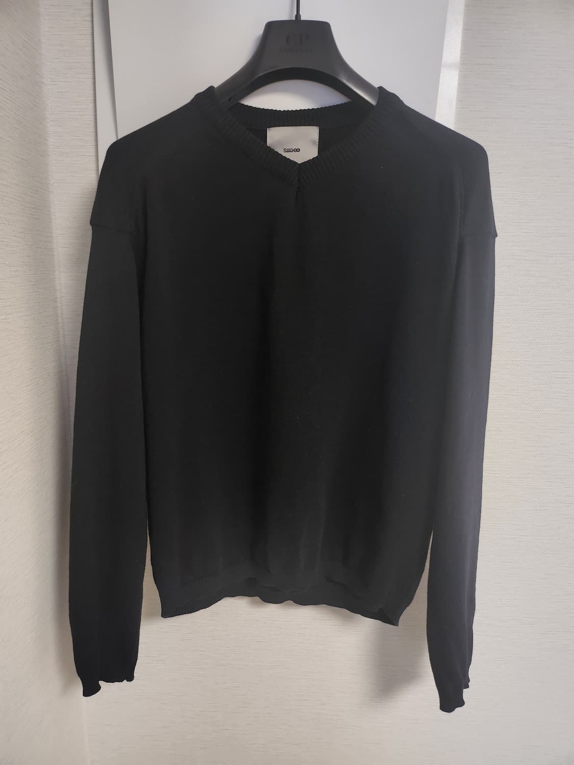 시도 브이넥 코튼 브이넥 니트  상품이미지1