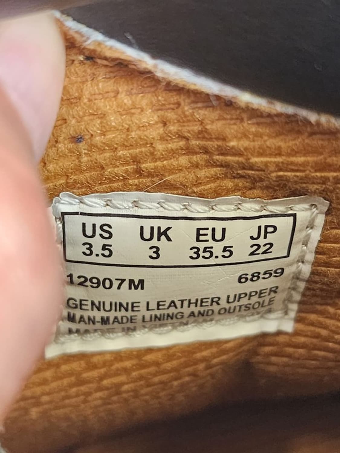 TIMBERLAND 블랙 6홀 워커부츠 220 상품이미지7
