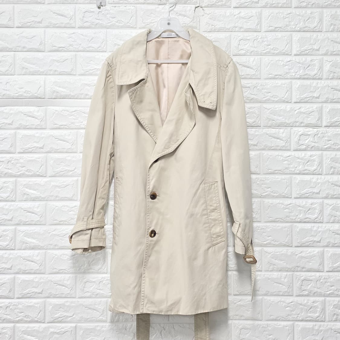 솔리드옴므 우영미 베이지 트렌치 코트 M 상품이미지1