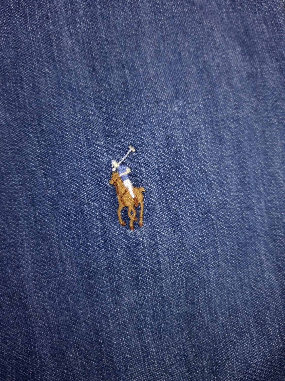 오리지날 신형 랄프로렌폴로 클래식핏 데님 셔츠 상품이미지4