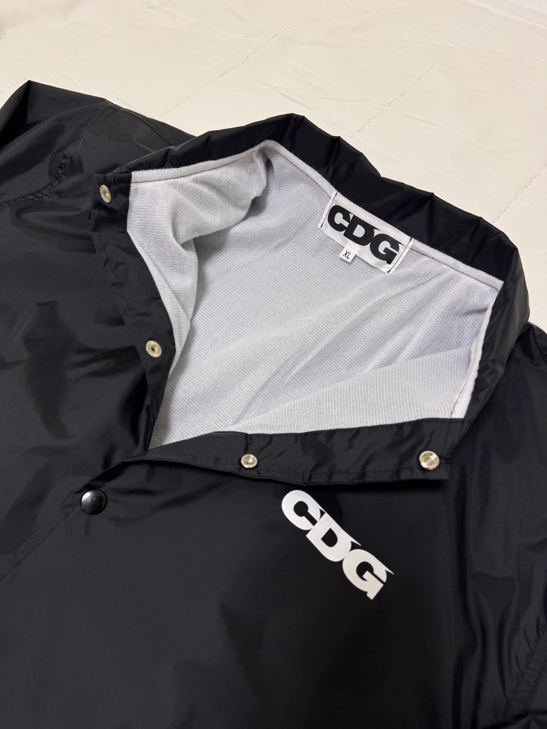 (XL)CDG 꼼데가르송 코치 자켓 블랙 상품이미지3