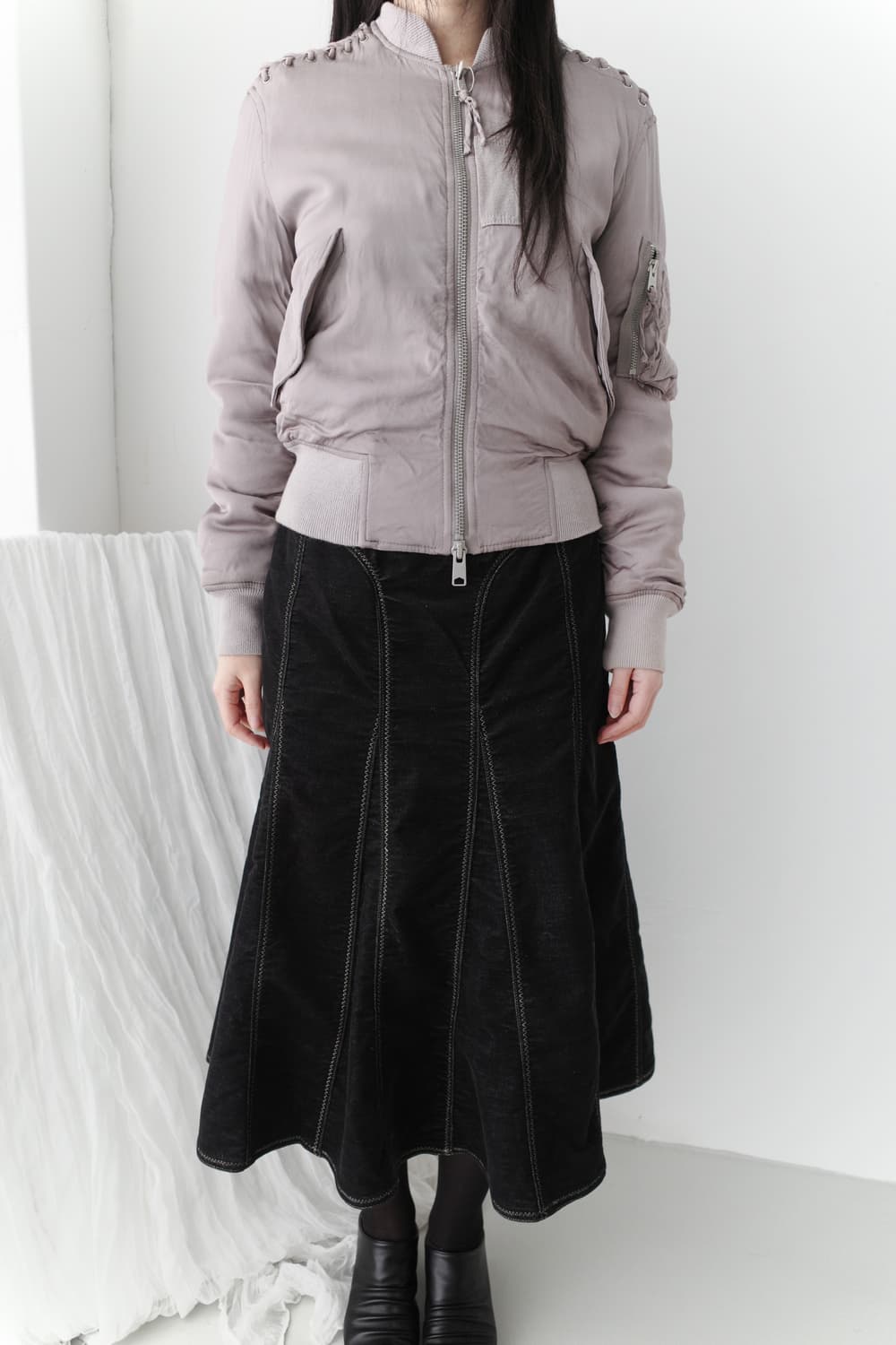 all saints) corset padding jumper 상품이미지5