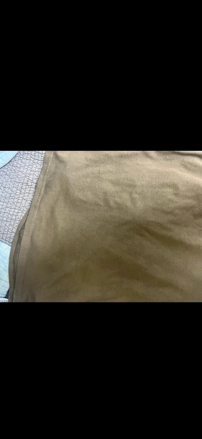 플리즈노팔로우 7부 카키 상품이미지5