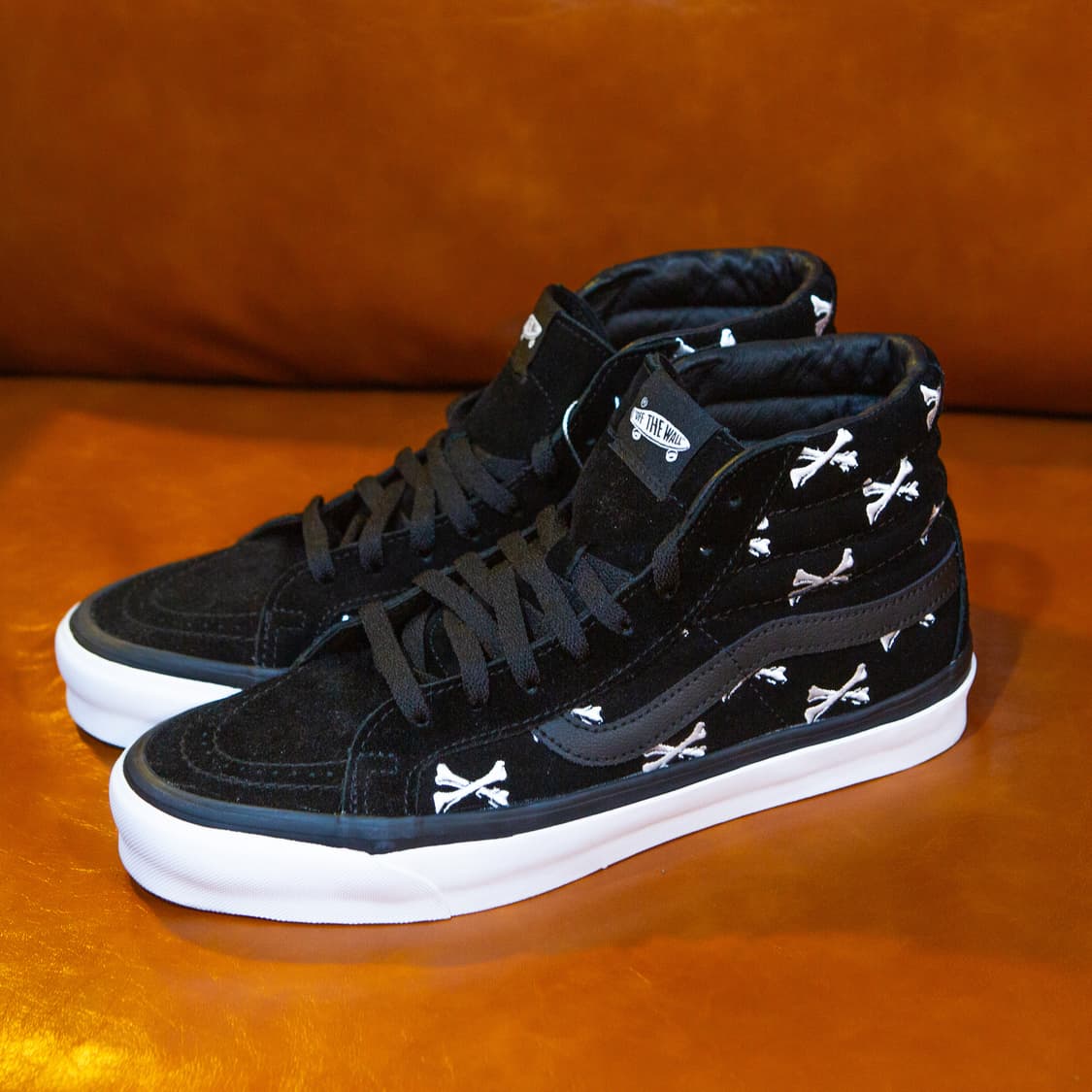 WTAPS X 반스 스케이트 하이 본 블랙 상품이미지2