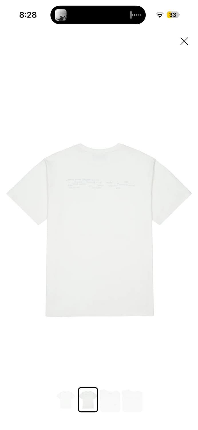 SS 26SAN SAN GEAR Logo T-Shirt - White 상품이미지4