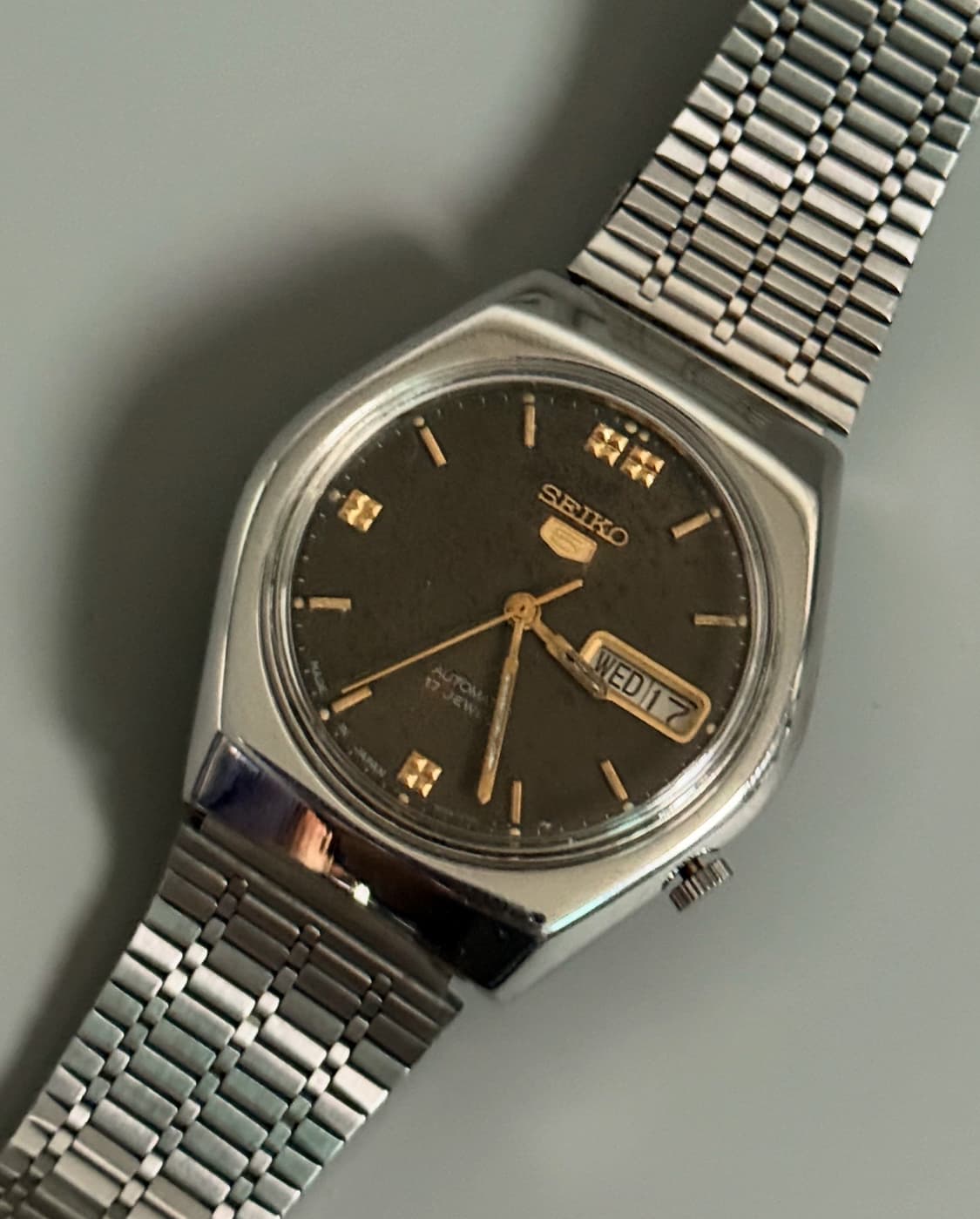 vintage SEIKO 5 Automatic metal watch 상품이미지2