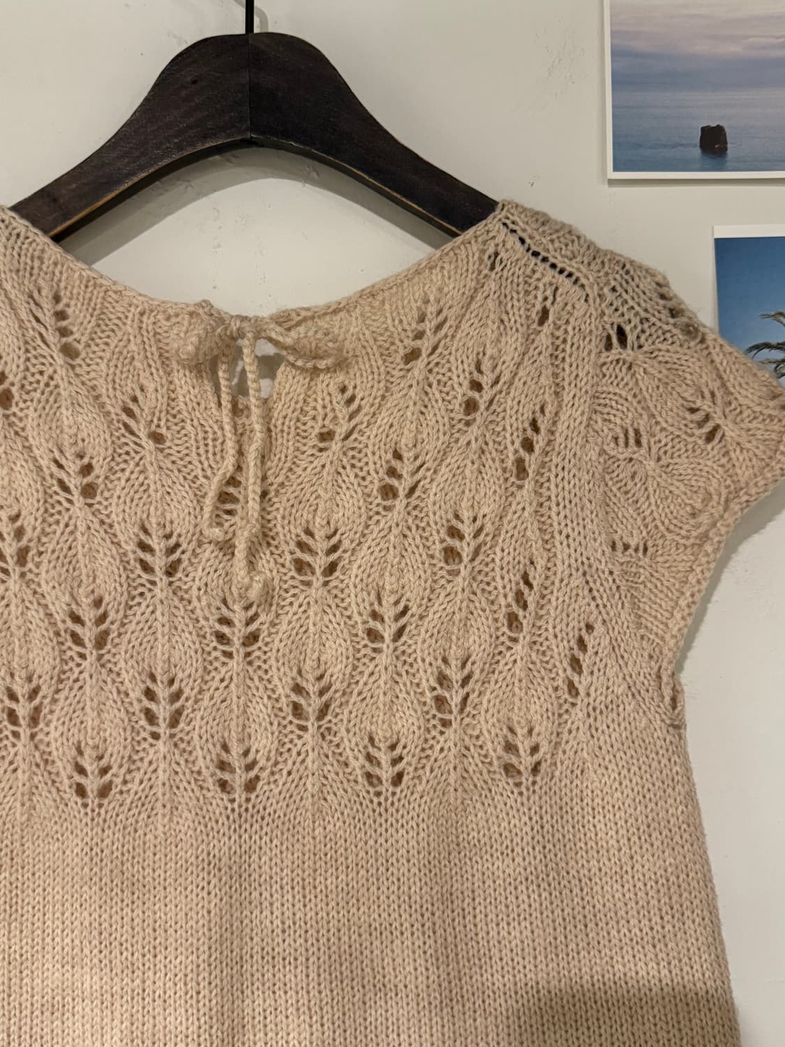 울 반팔 니트 상품이미지5