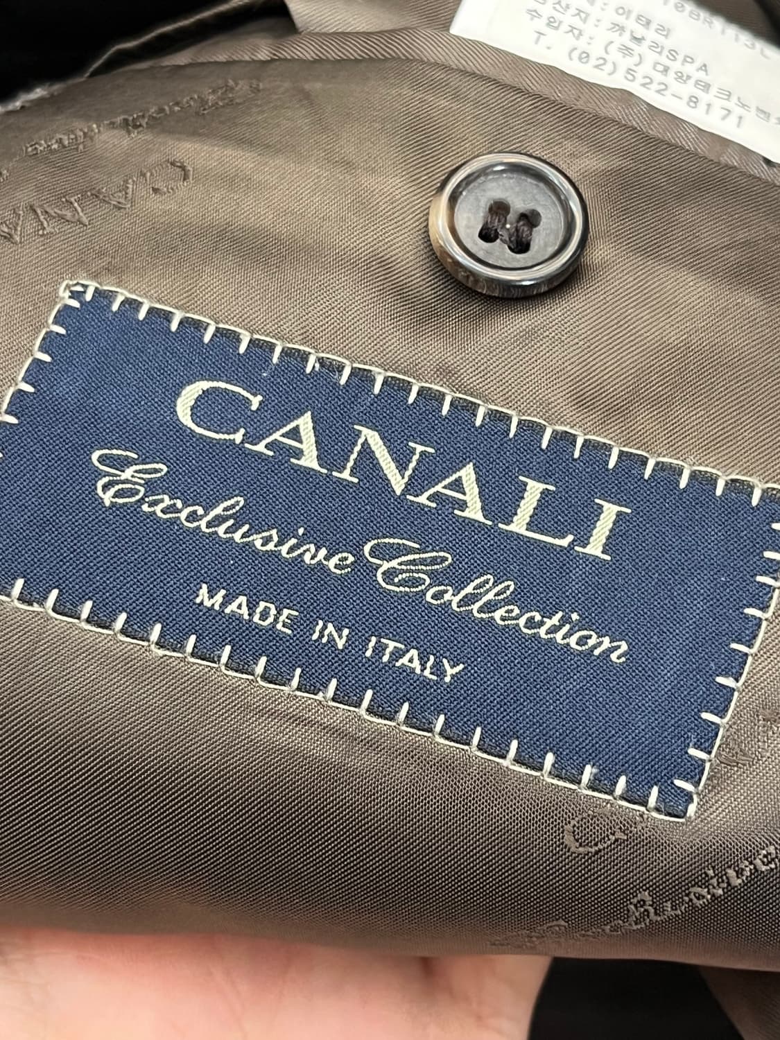 카날리 남성 정장 셋업 (50R) 상품이미지5