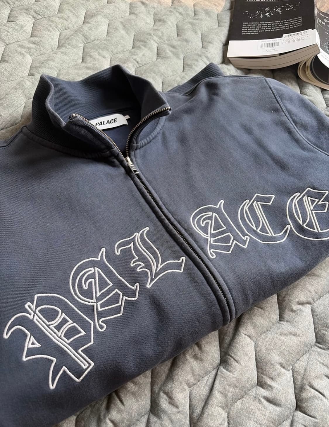 팔라스 established zip up funnel navy L 상품이미지1