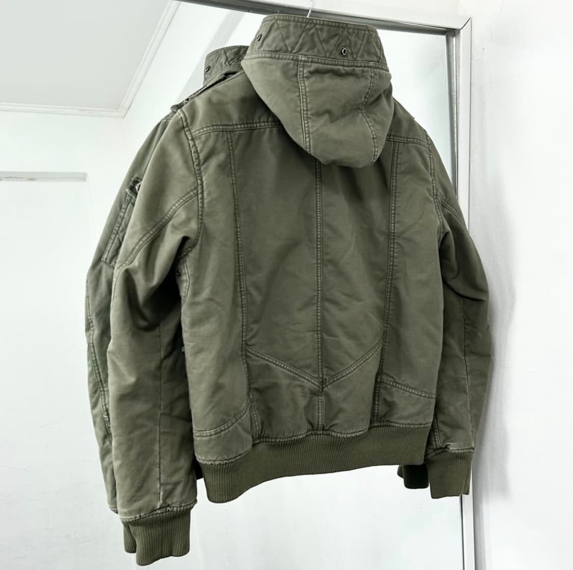 디젤 밀리터리 후드 탱커 자켓 상품이미지5