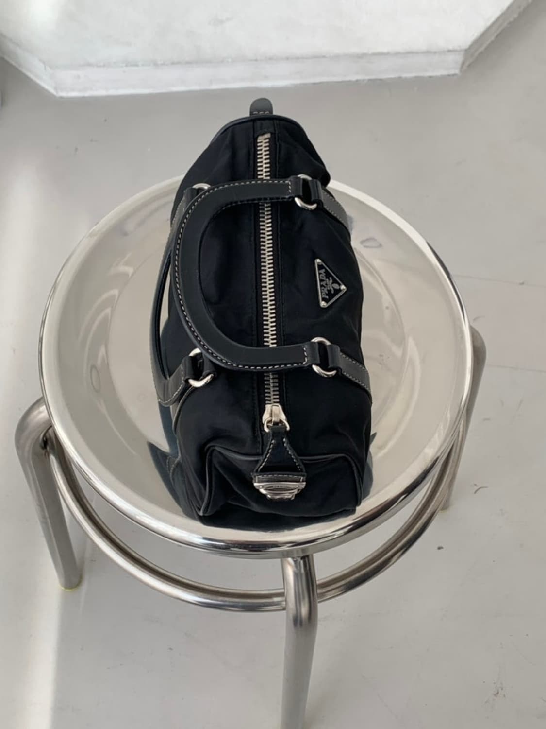 빈티지 프라다 미니 볼링백(정품) 상품이미지8