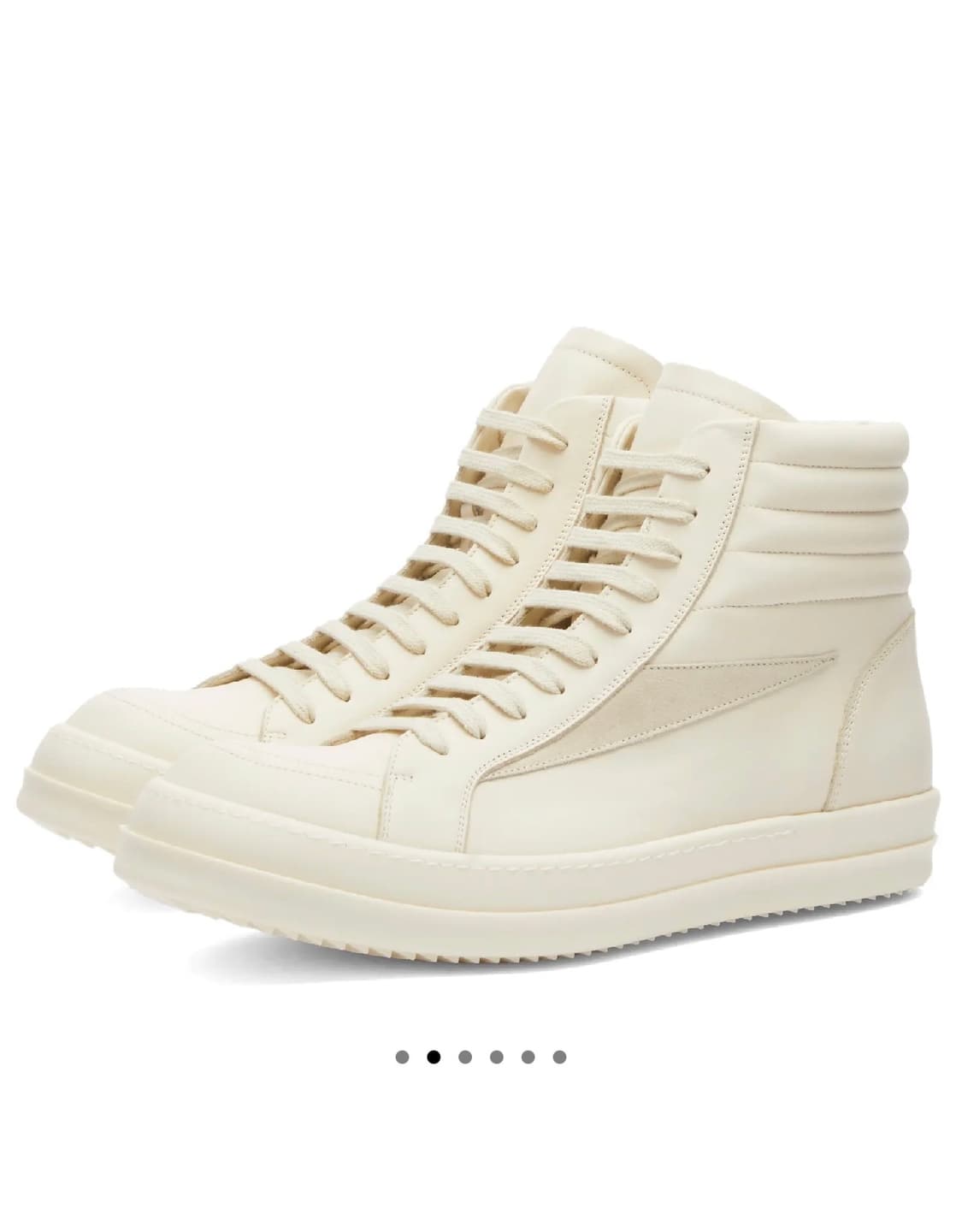 릭오웬스 빈티지 스니커즈 하이 밀크 새상품(42) 상품이미지1