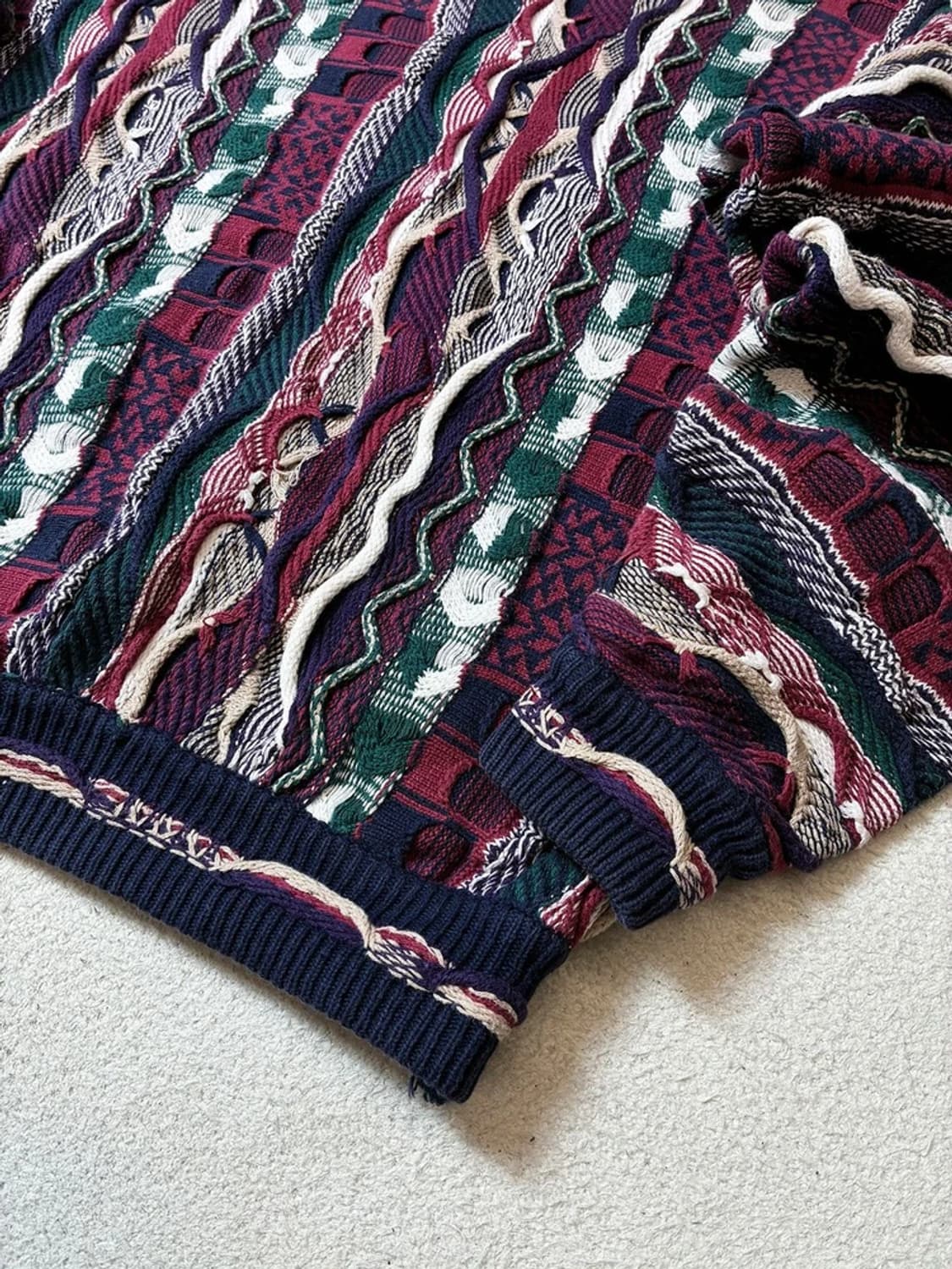 Cotton Traders 80's 3D 케이블 니트 PN7961 상품이미지3