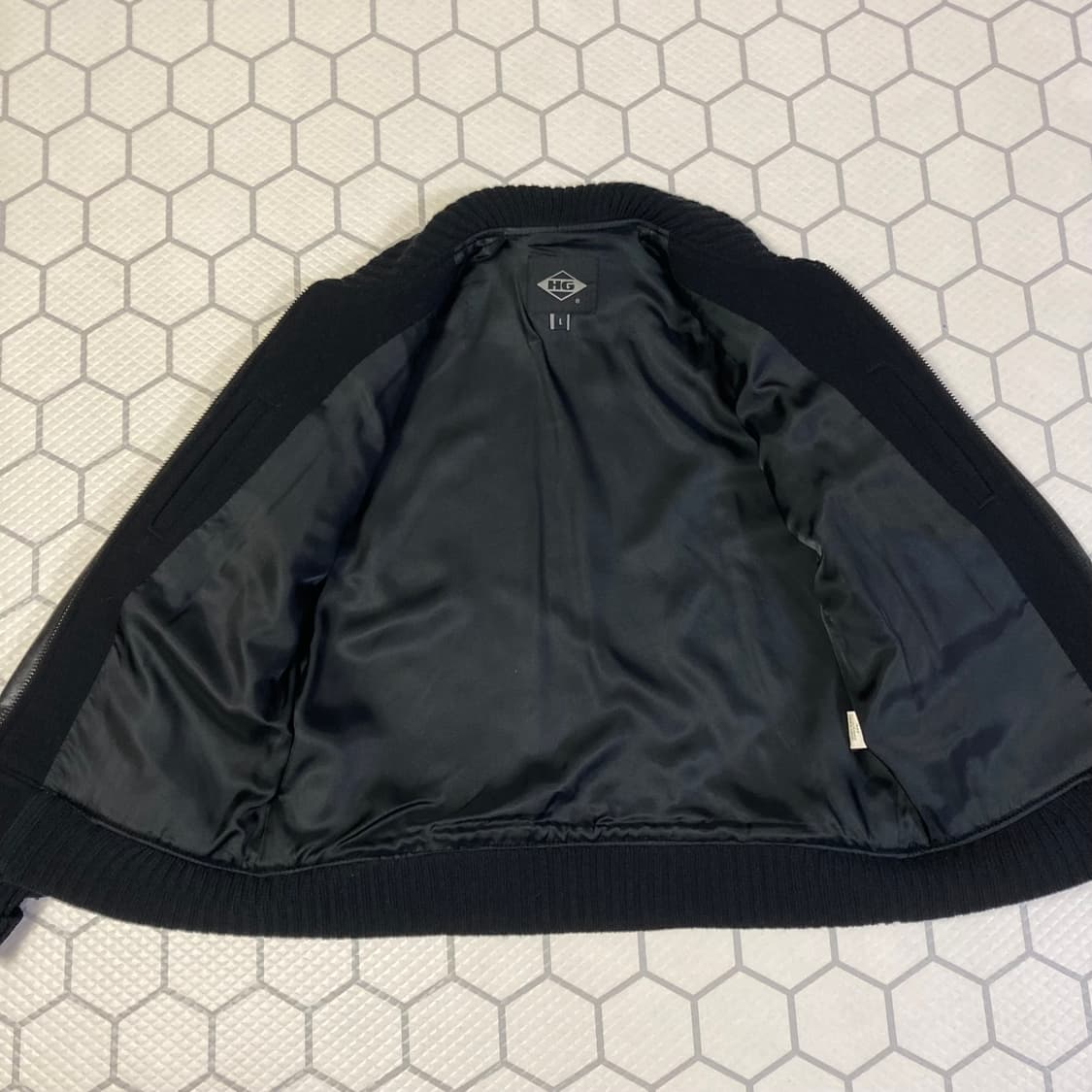 (L) 90s 히스테릭 글래머 패치워크 레더 자켓 상품이미지6