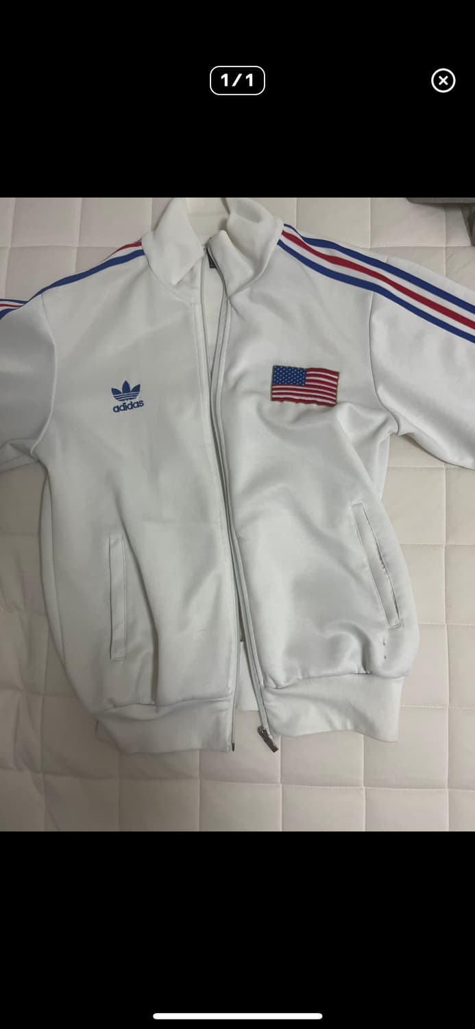 아디다스 화이트 USA 저지 상품이미지1