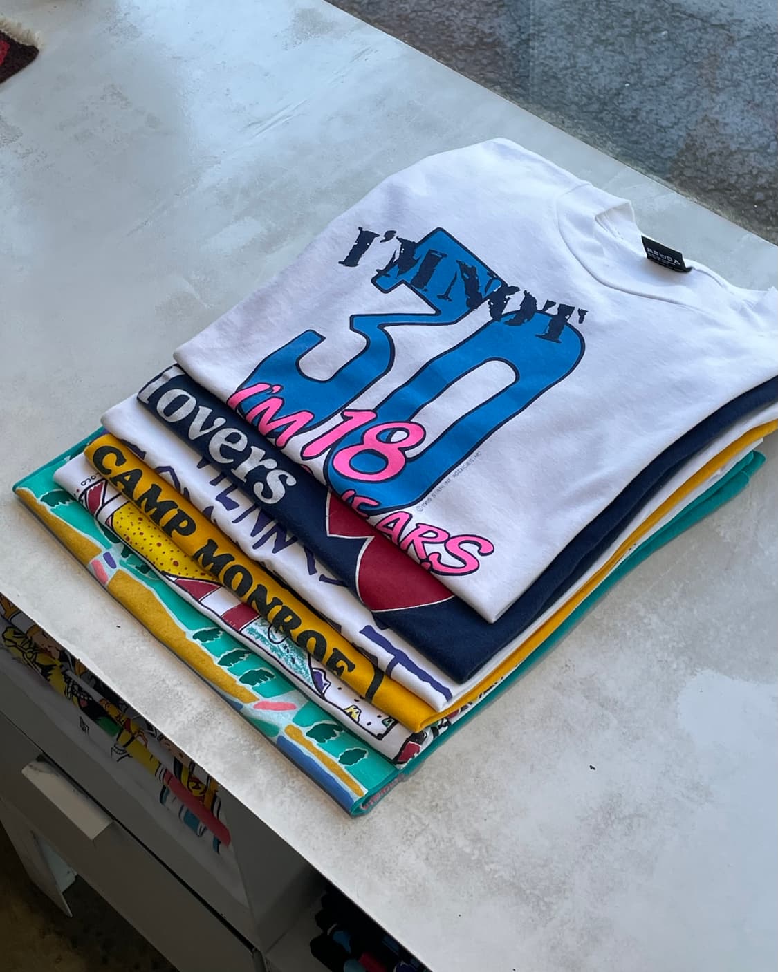 80‘s USA “I’m not 30” T-shirt L 상품이미지9