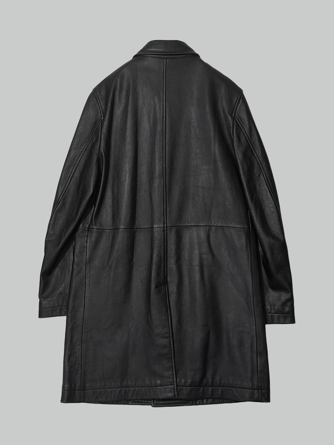 요지 야마모토 aar 홀스 레더 코트 상품이미지2