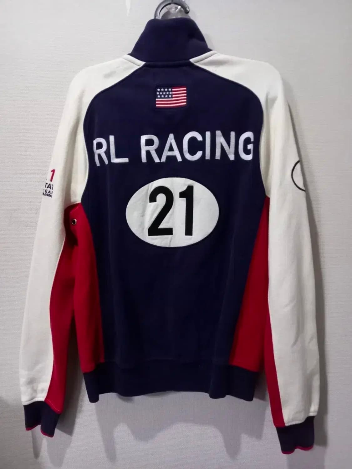 폴로 POLO 빅포니 USA 성조기 레이싱 집업 자켓 90/S 상품이미지2